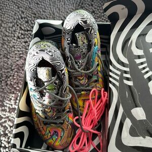 Boys size 4.5 puma dexters lab basketball shoes Worn once box extra shoelaces